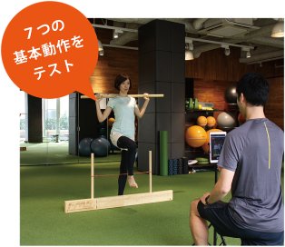 7つの基本動作をテスト